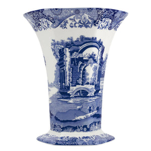 Blue Italian Hexagonal Vase