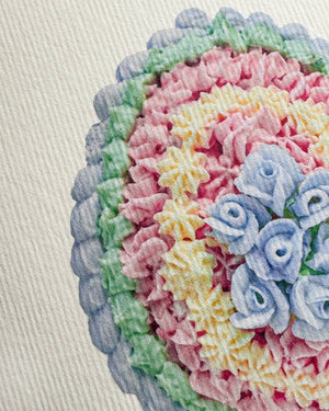 Royal Icing Egg Greeting Card