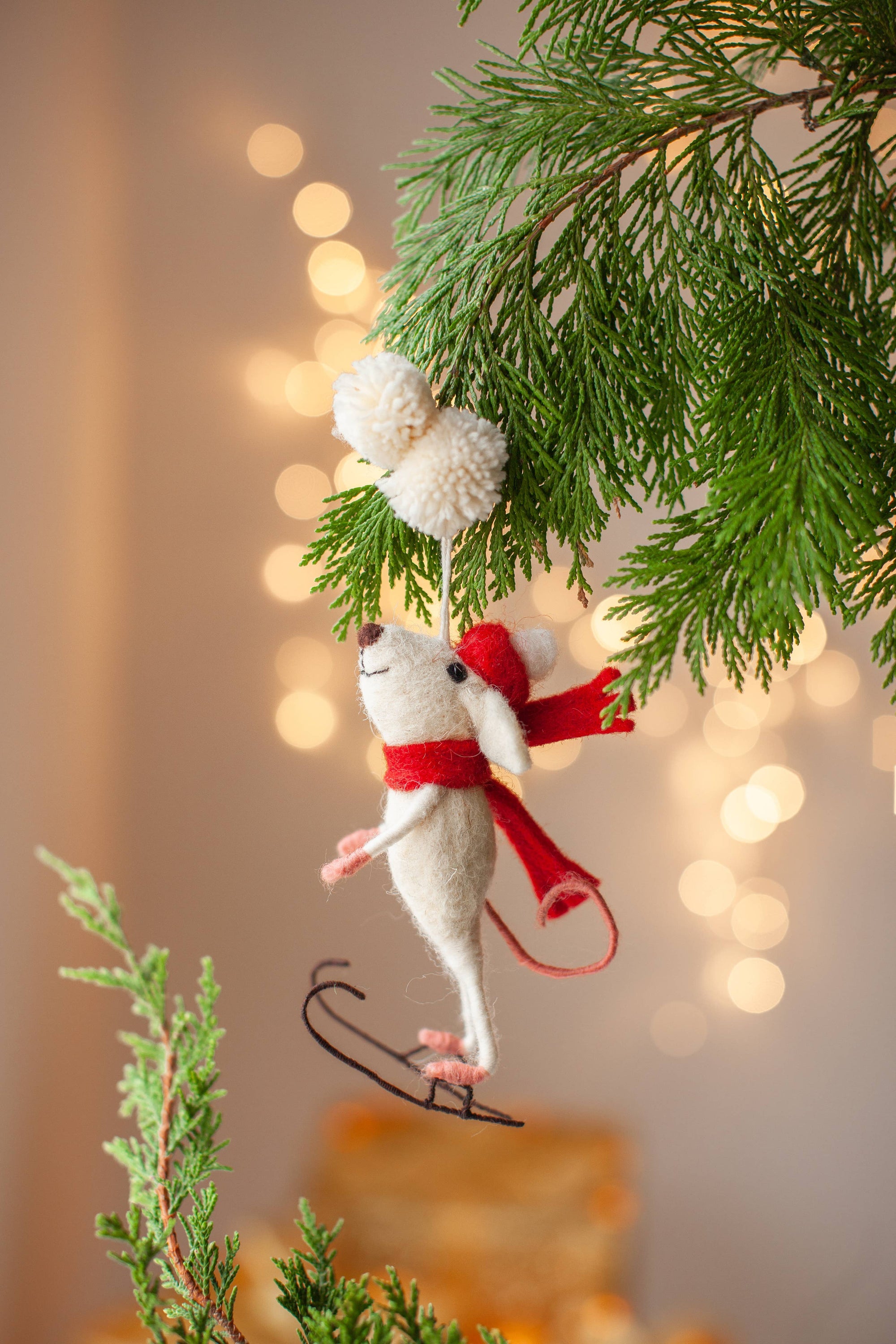 Skater Mouse Ornament