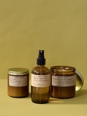 Amber & Moss Candle