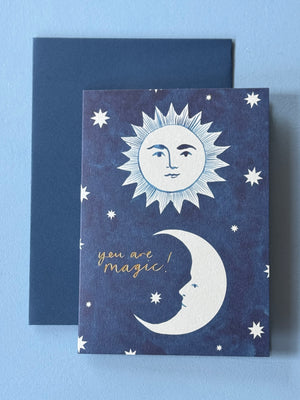 Moon & Sun 'You Are Magic' Card