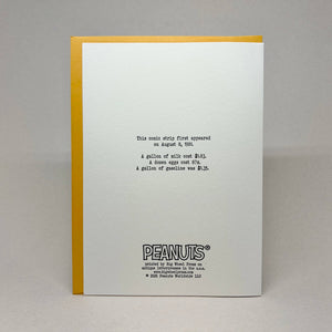 Woodstock's Beach Day Card, Peanuts