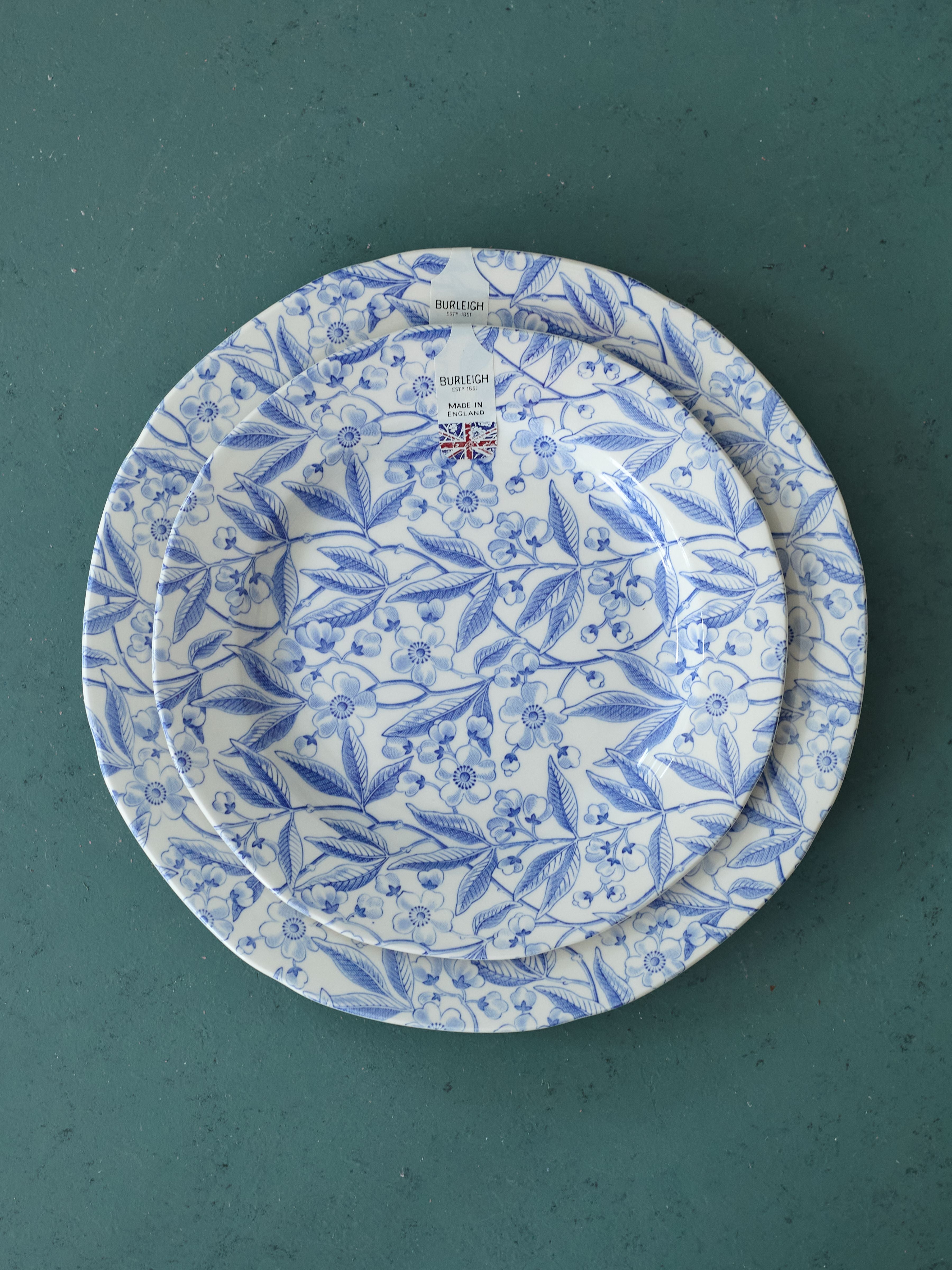 Burleigh Plate, Large Prunus - Walter Pine Floral Studio