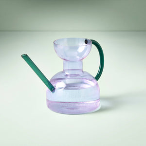 Glass Watering Can, Purple