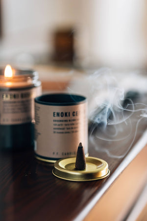 Enoki Cedar, Incense Cones