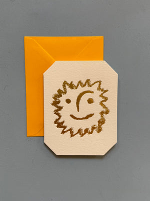 Sunshine Face Card