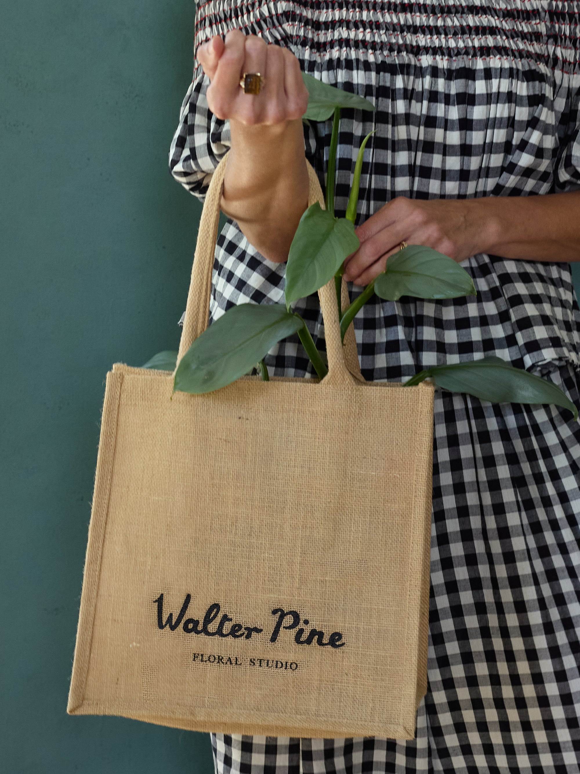 Walter Pine Tote Bag, Square