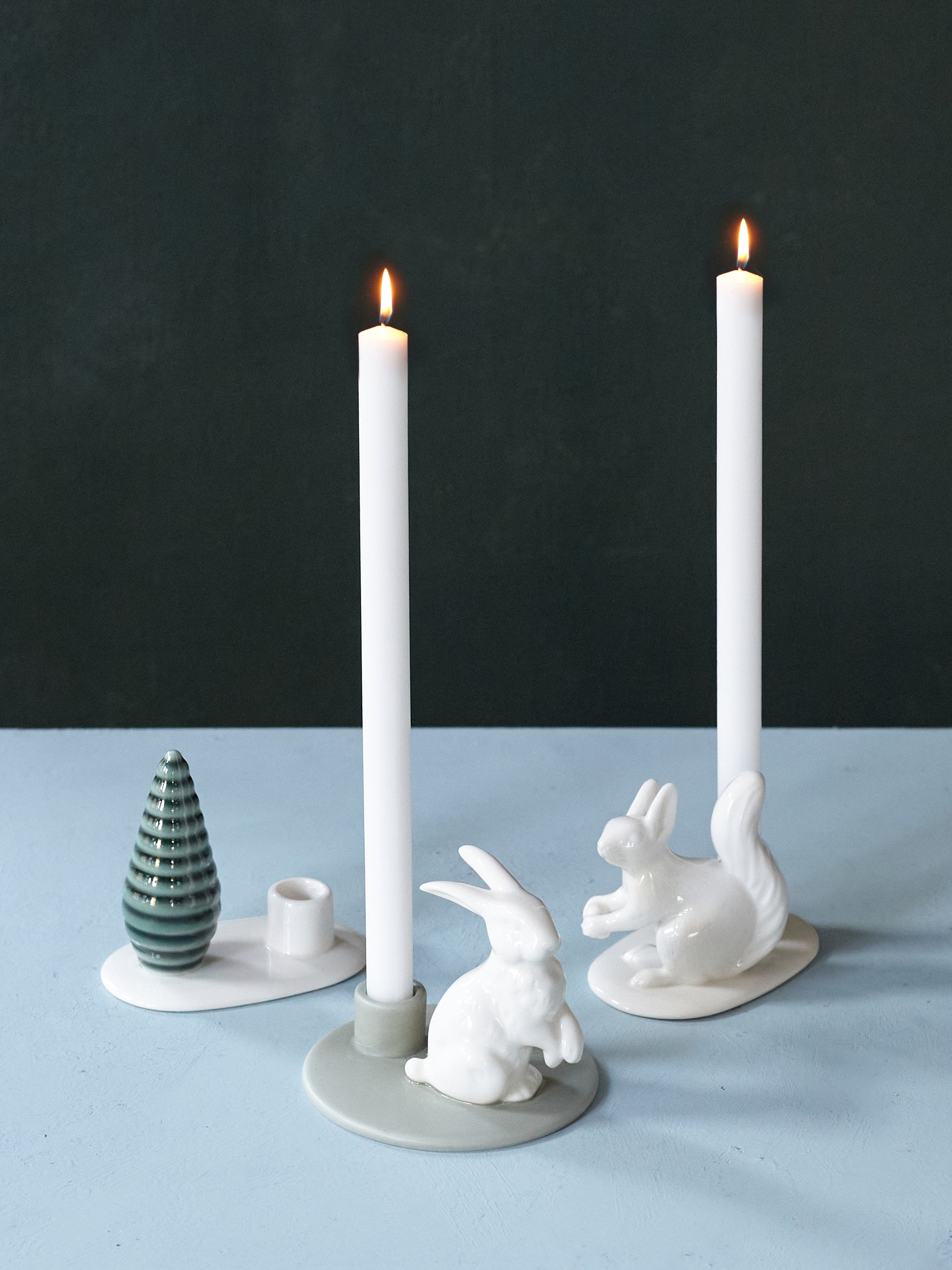 Hare Candlestick Holder