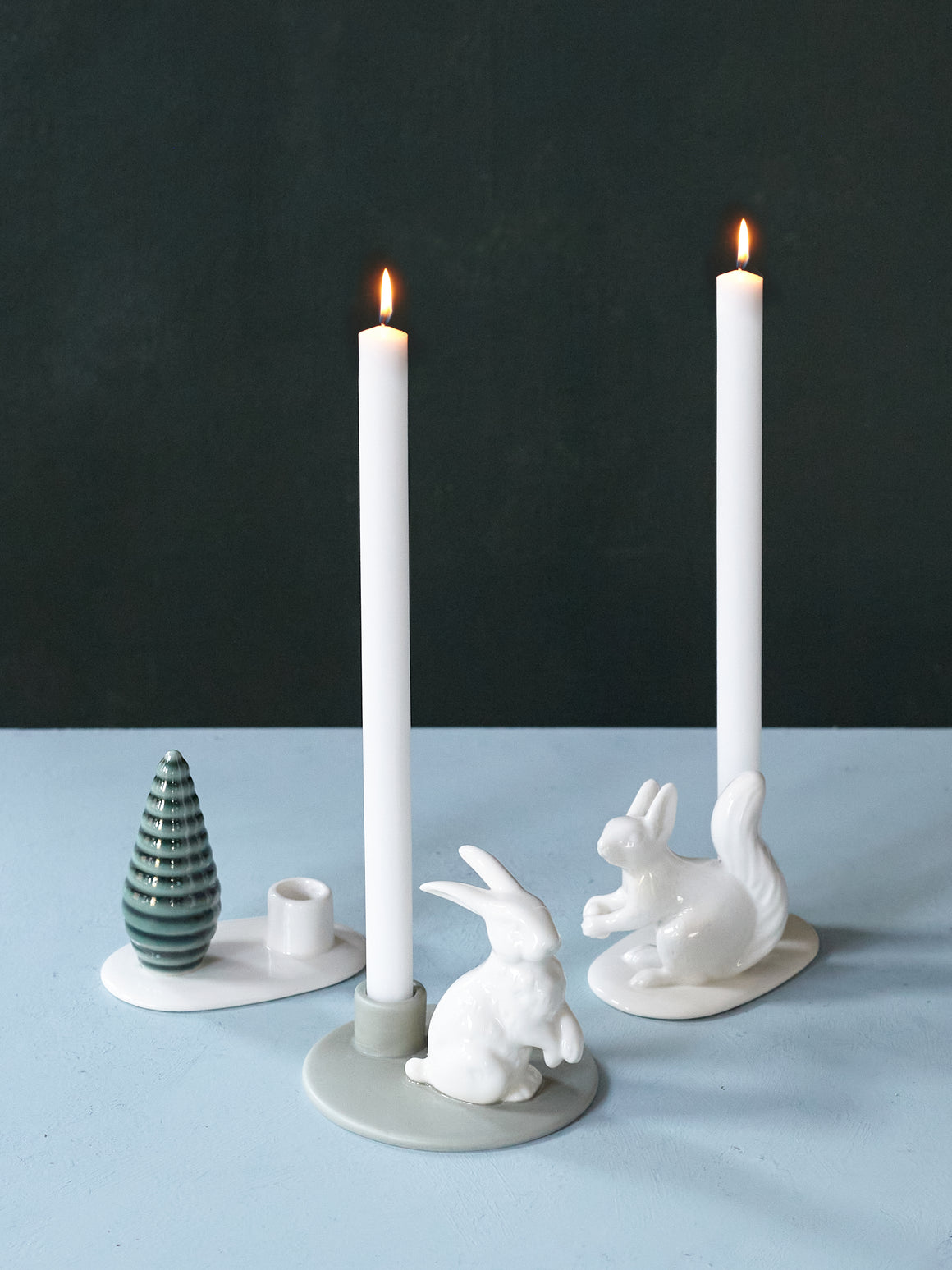 Hare Candlestick Holder