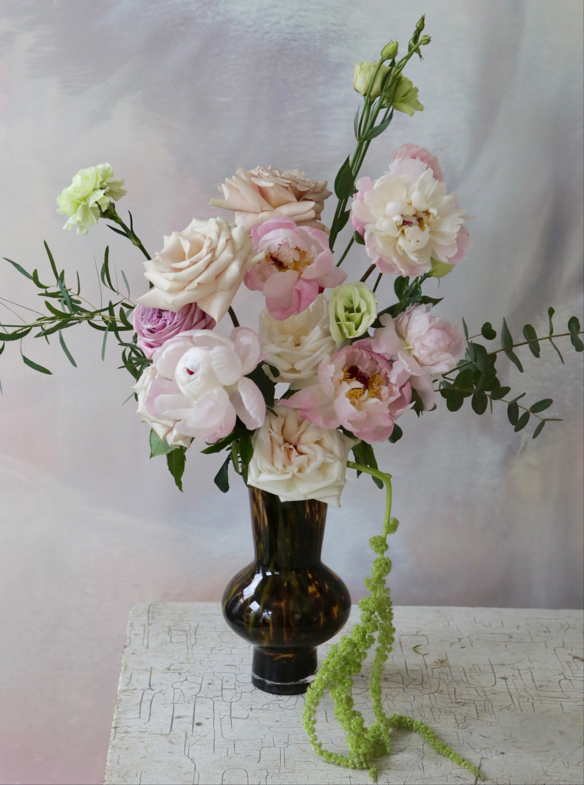 Mother of Pearl, Tortoise Vase