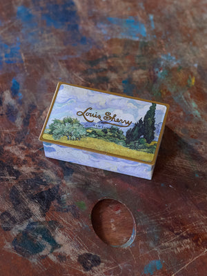 Van Gogh Wheat Field Truffle Tin, 12 Piece