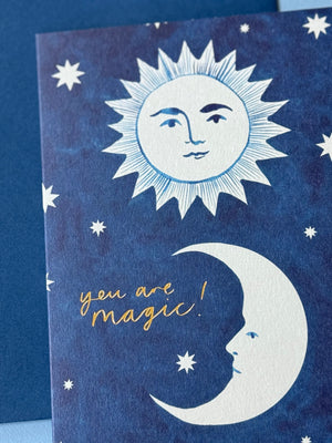 Moon & Sun 'You Are Magic' Card