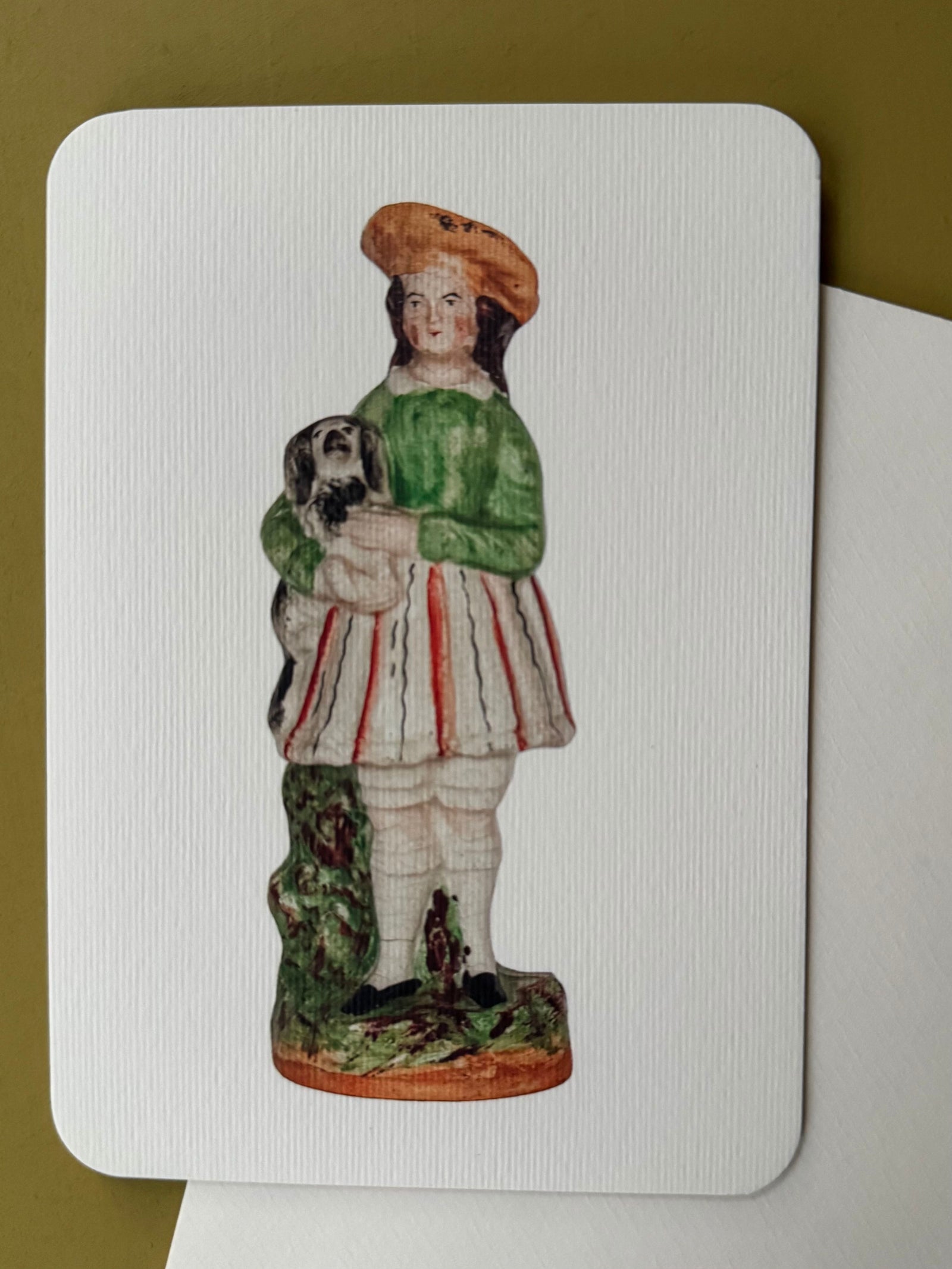 The Girl & Dog Card