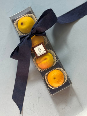 Orange Marzipan Fruit Box