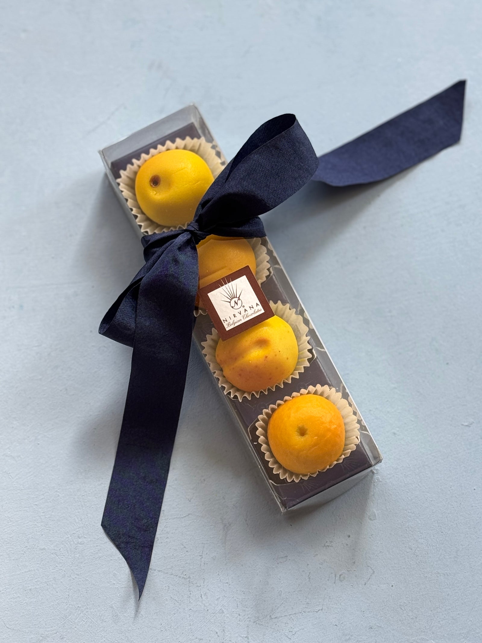 Orange Marzipan Fruit Box