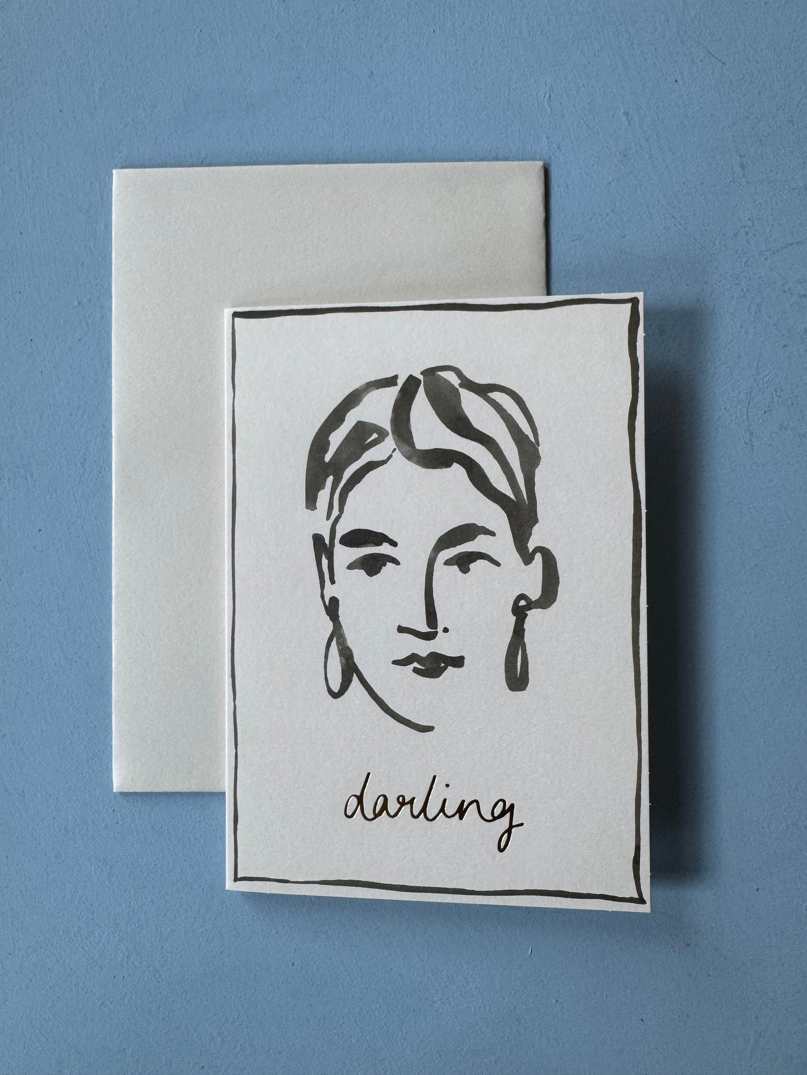 Darling Portrait Card