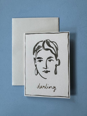 Darling Portrait Card