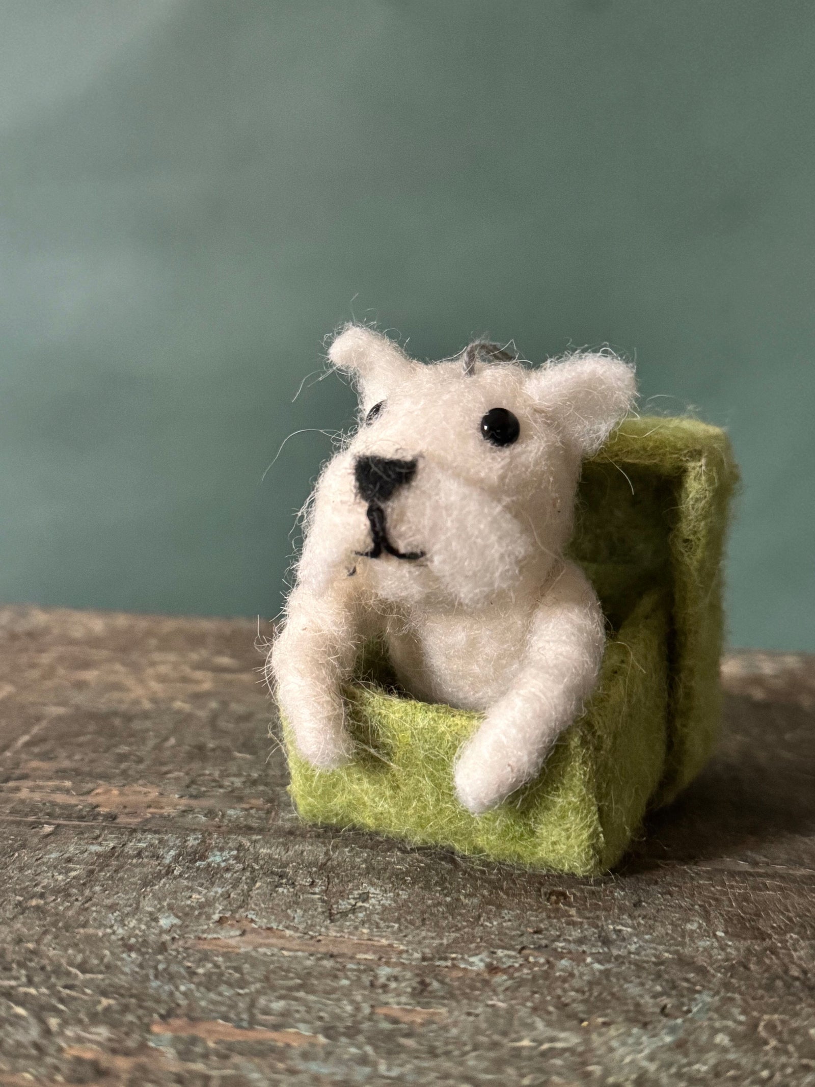 Puppy Present Ornament