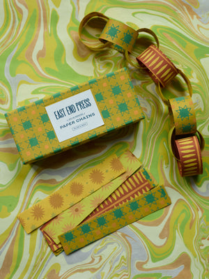 Paper Chain Kit, Yellow & Green