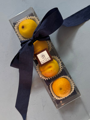 Orange Marzipan Fruit Box