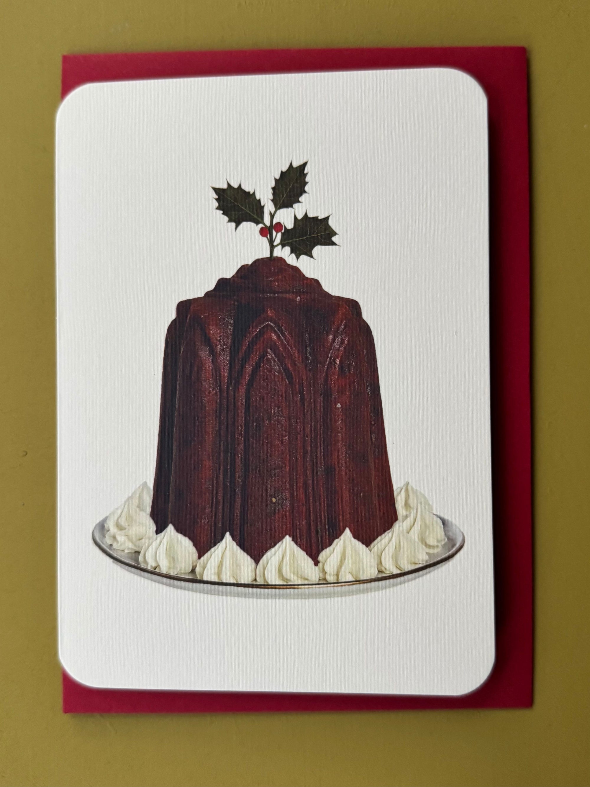 Christmas Plum Pudding Card