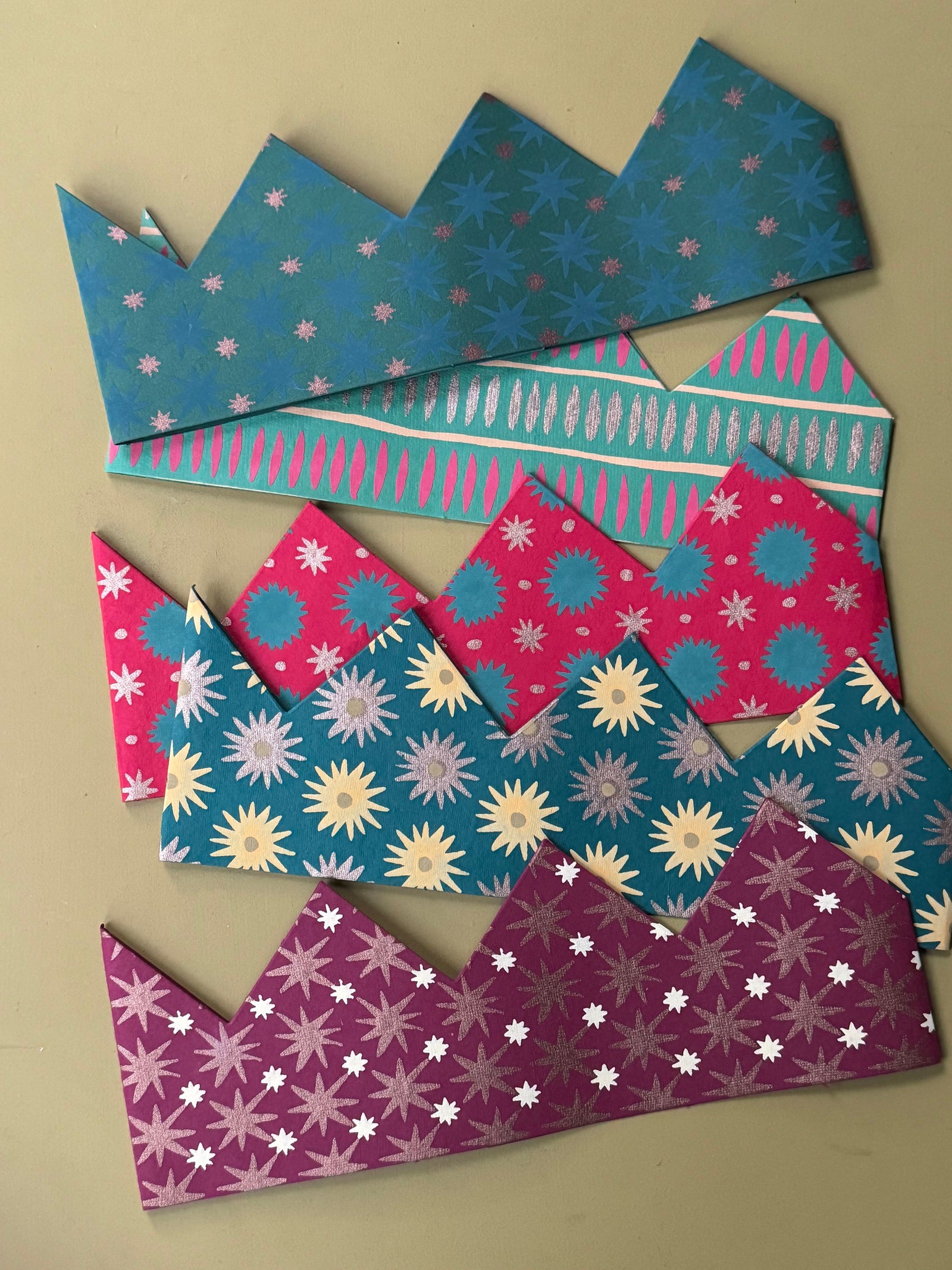 Festive Paper Crowns