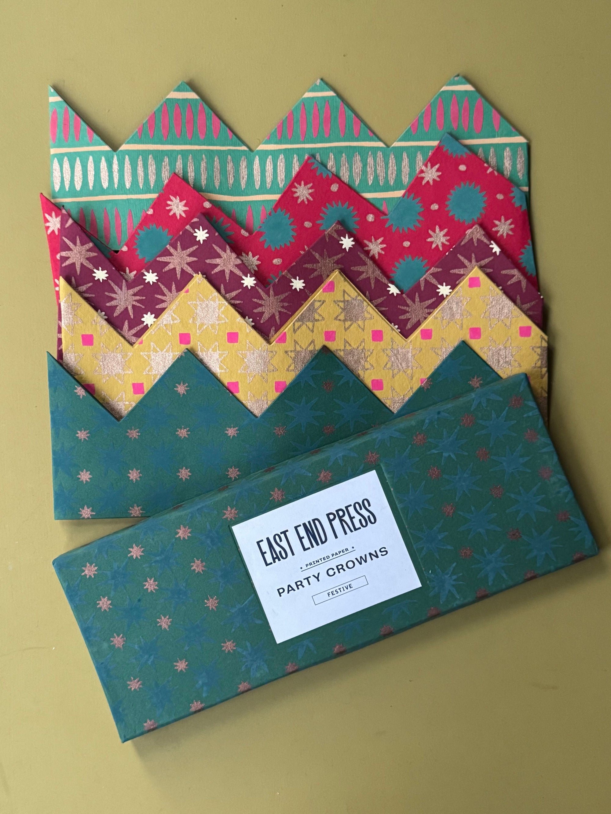 Festive Paper Crowns