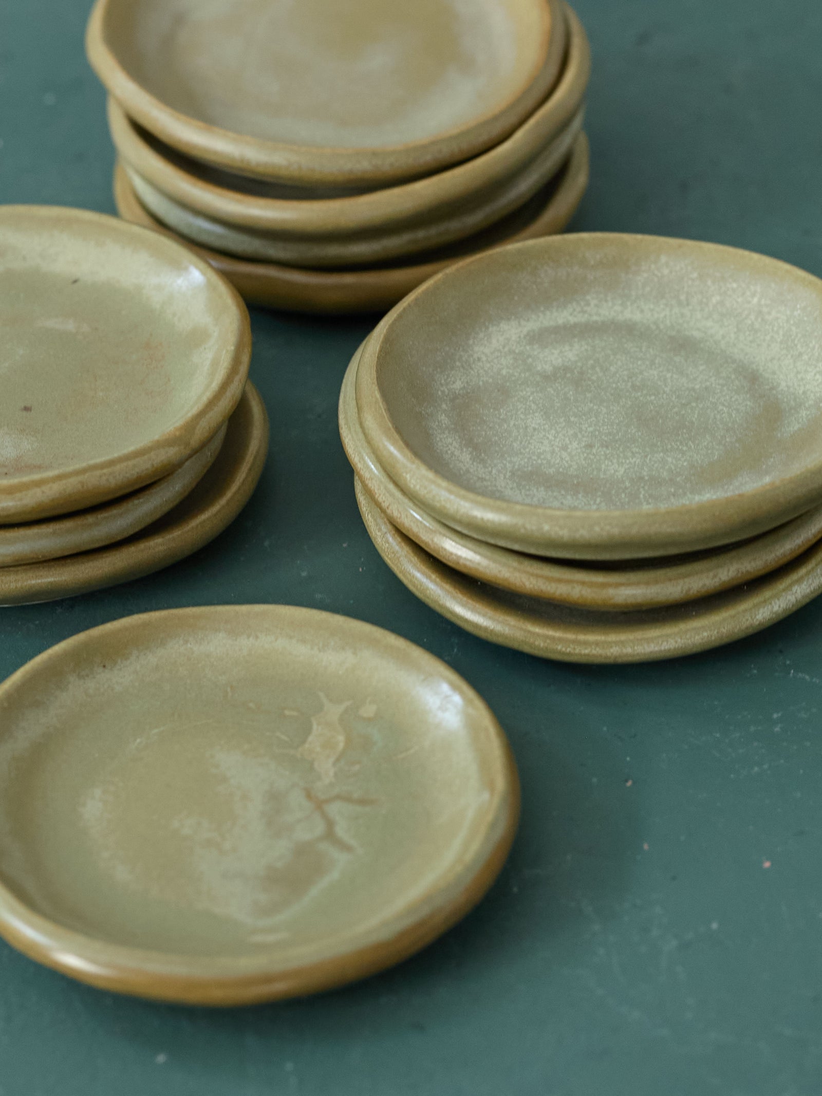 Porcelain Slab Plate, Wasabi