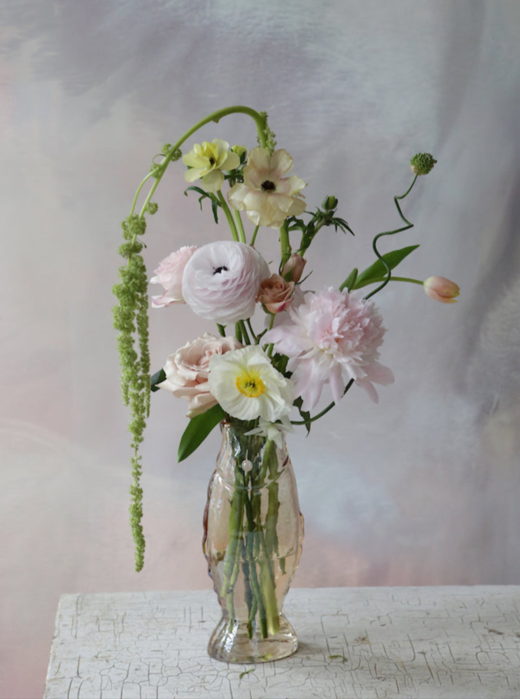 Mother of Pearl, Fish Vase