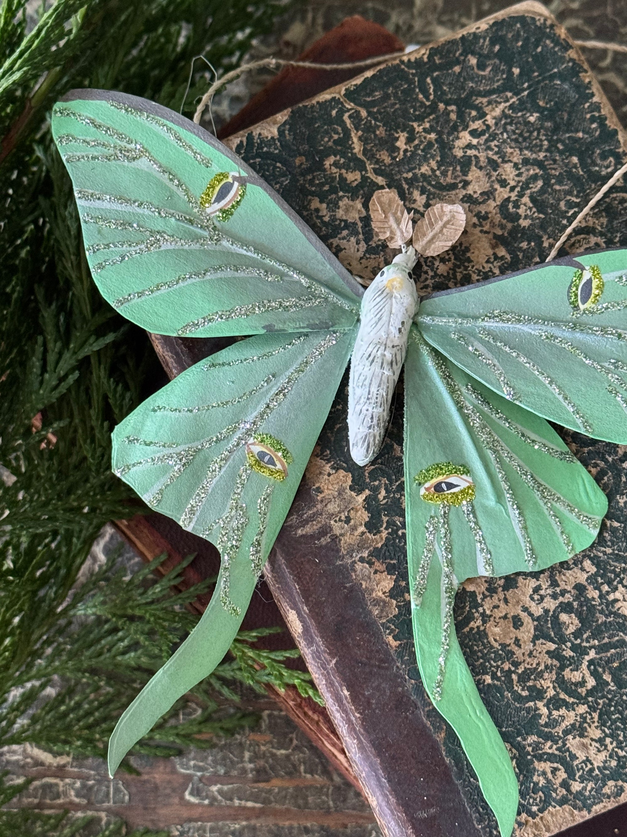 Luna Moth Ornament