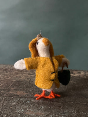 Puddles the Goose Felt Ornament