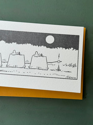 Campout with Snoopy - Peanuts Card