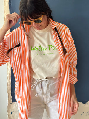Walter Pine Tee, Ivory SS