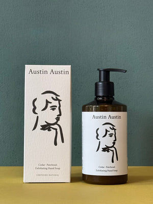 Cedar & Patchouli Hand Soap, Austin Austin