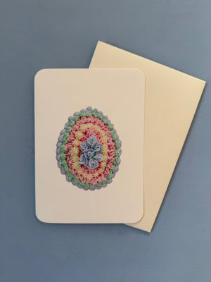 Royal Icing Egg Greeting Card