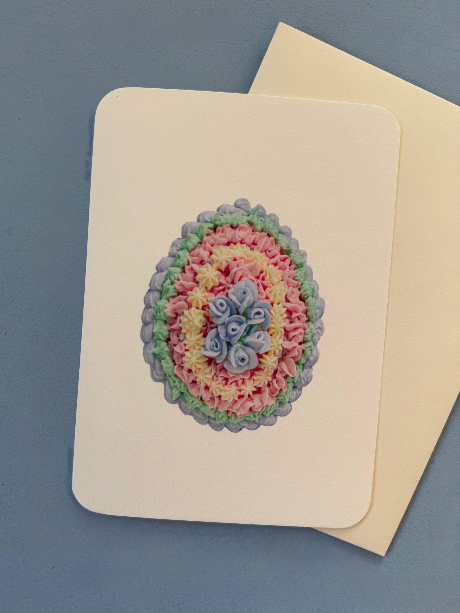 Royal Icing Egg Greeting Card