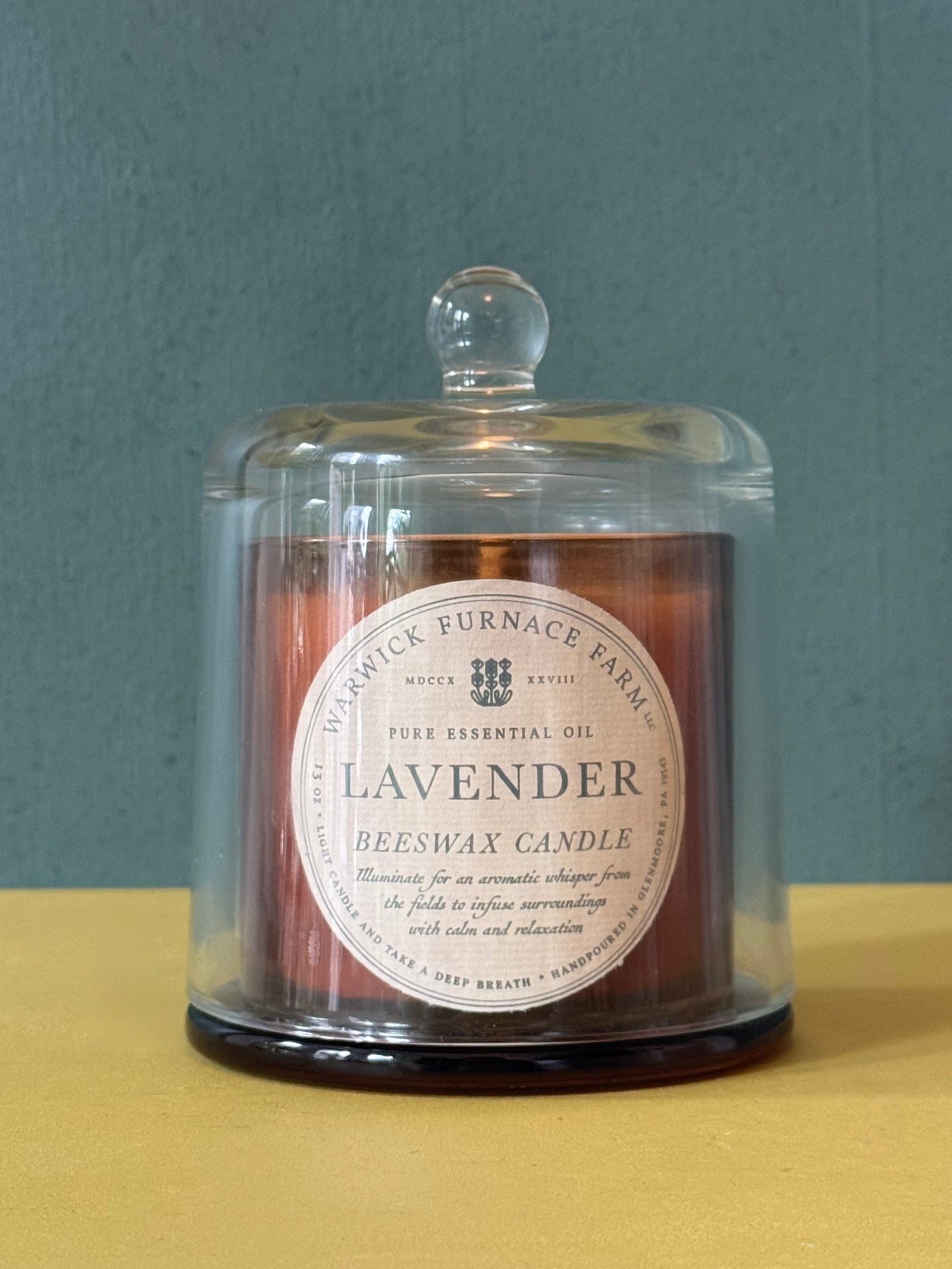 Cloche Lavender Candle, Warwick Farms