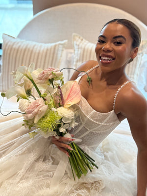 Elegant Botanical Bridal Bouquet, Classic