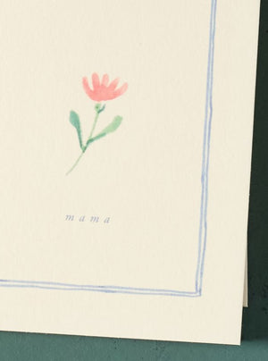 Pink Flower Mama Card, Midi