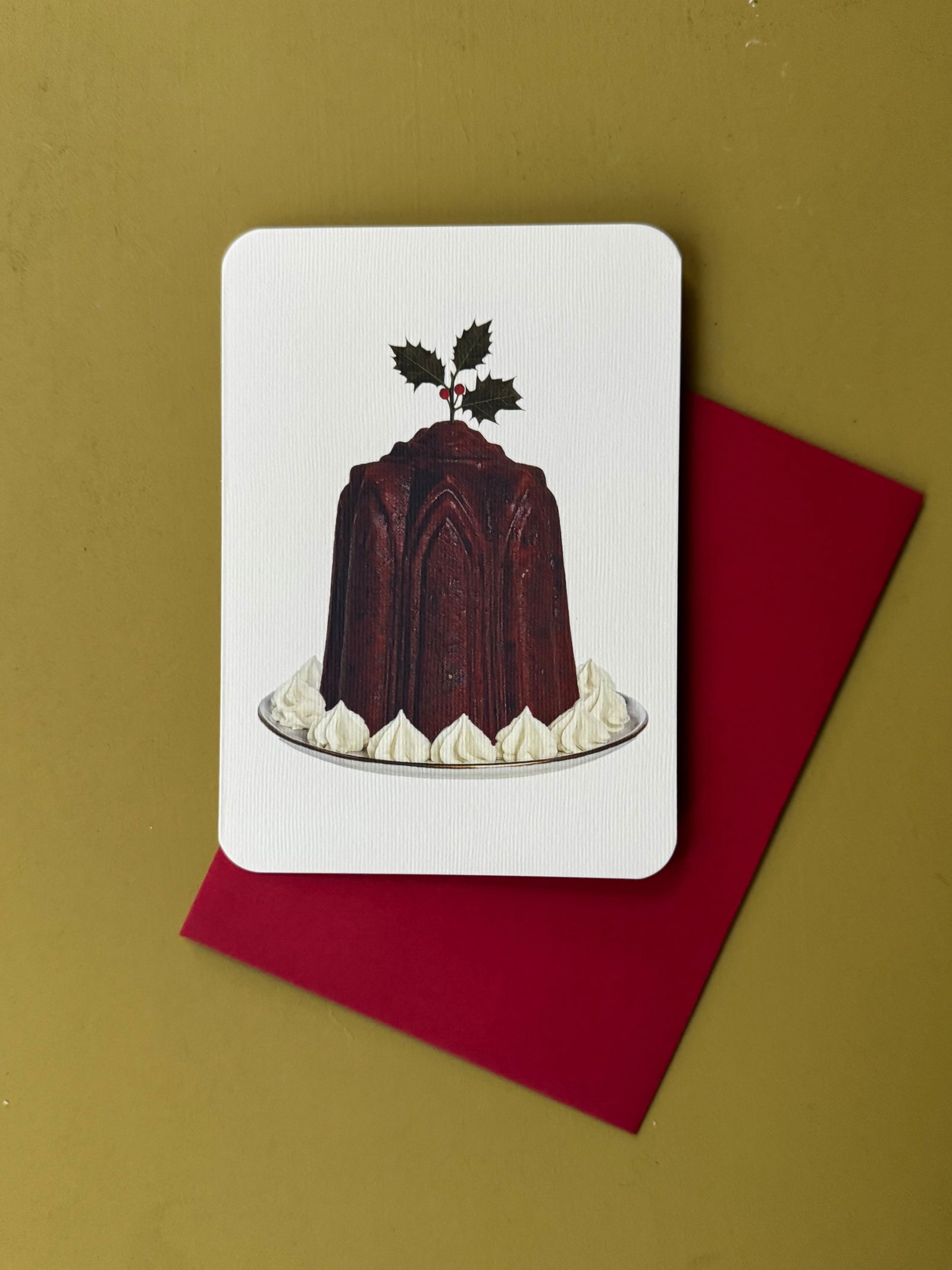 Christmas Plum Pudding Card