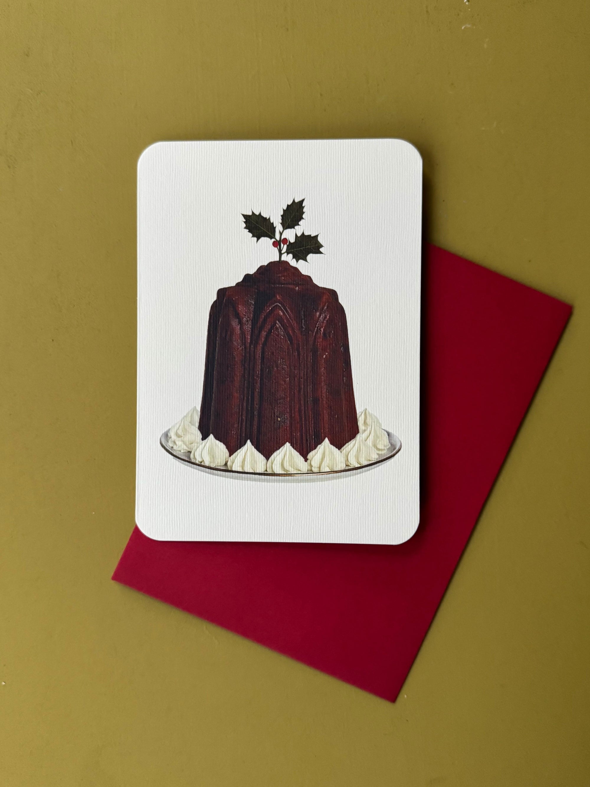 Christmas Plum Pudding Card