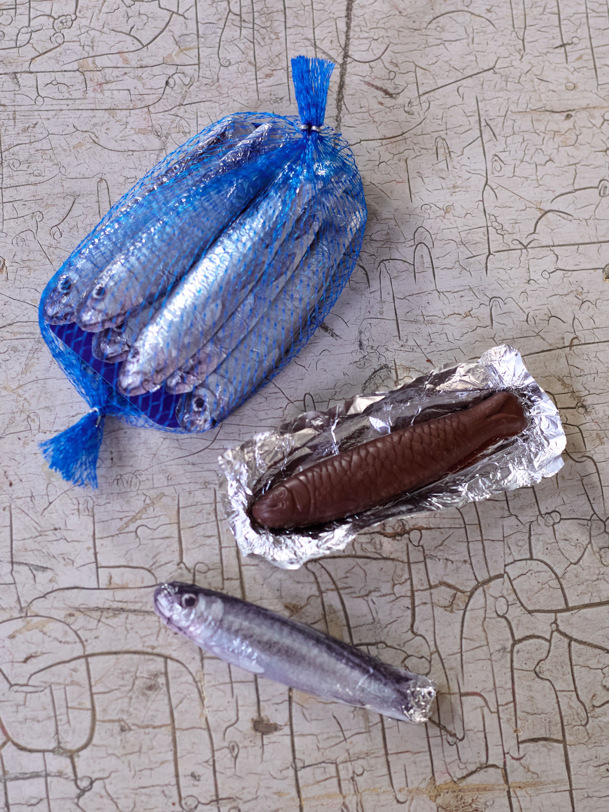 Chocolate French Sardines In A Net, 6