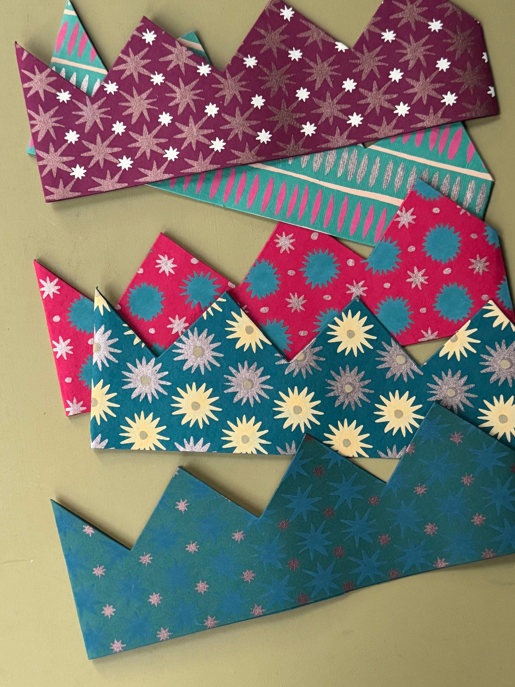 Festive Paper Crowns