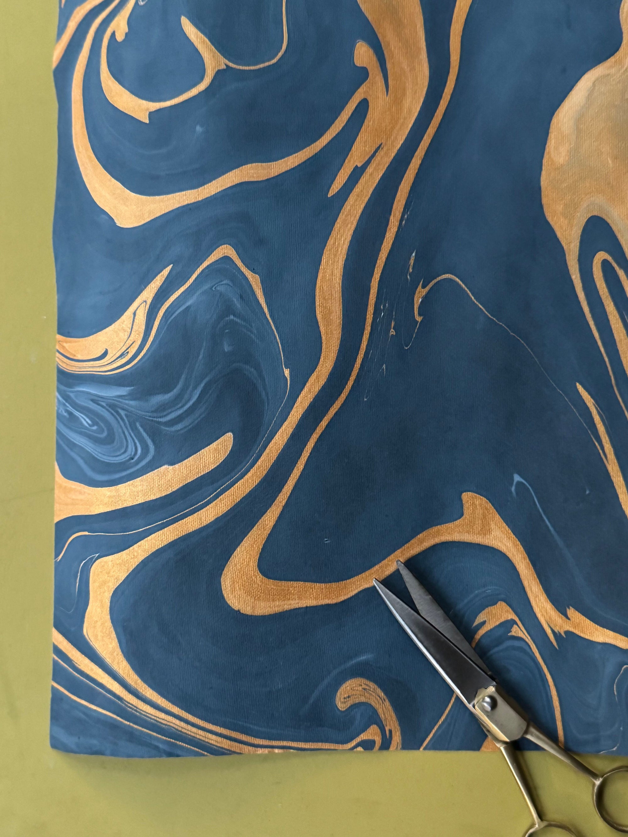 Hand Marbled Gift Wrap