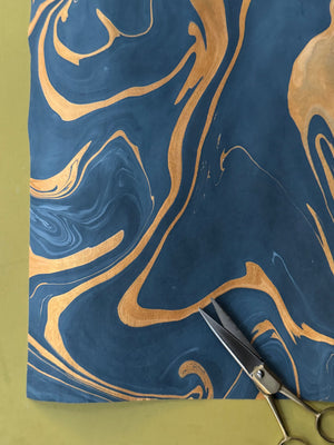 Hand Marbled Gift Wrap