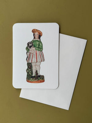 The Girl & Dog Card