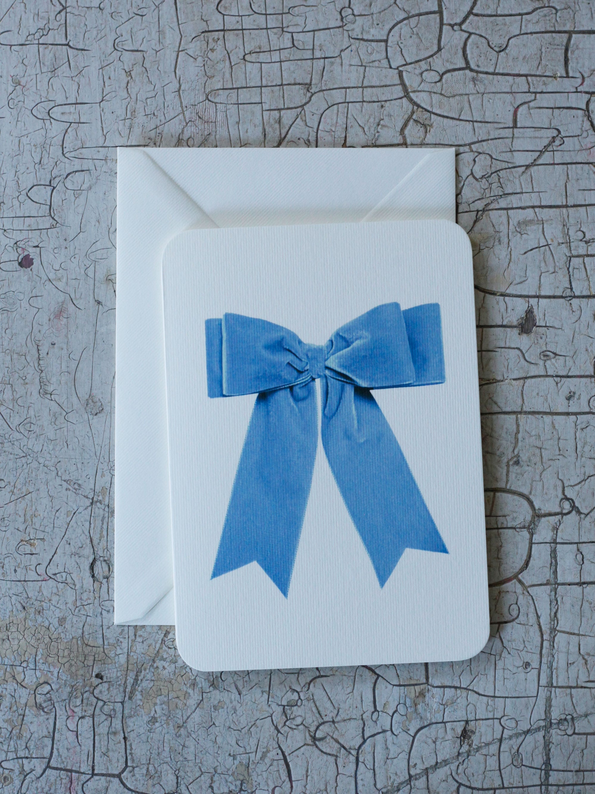 Baby Blue Velvet Bow