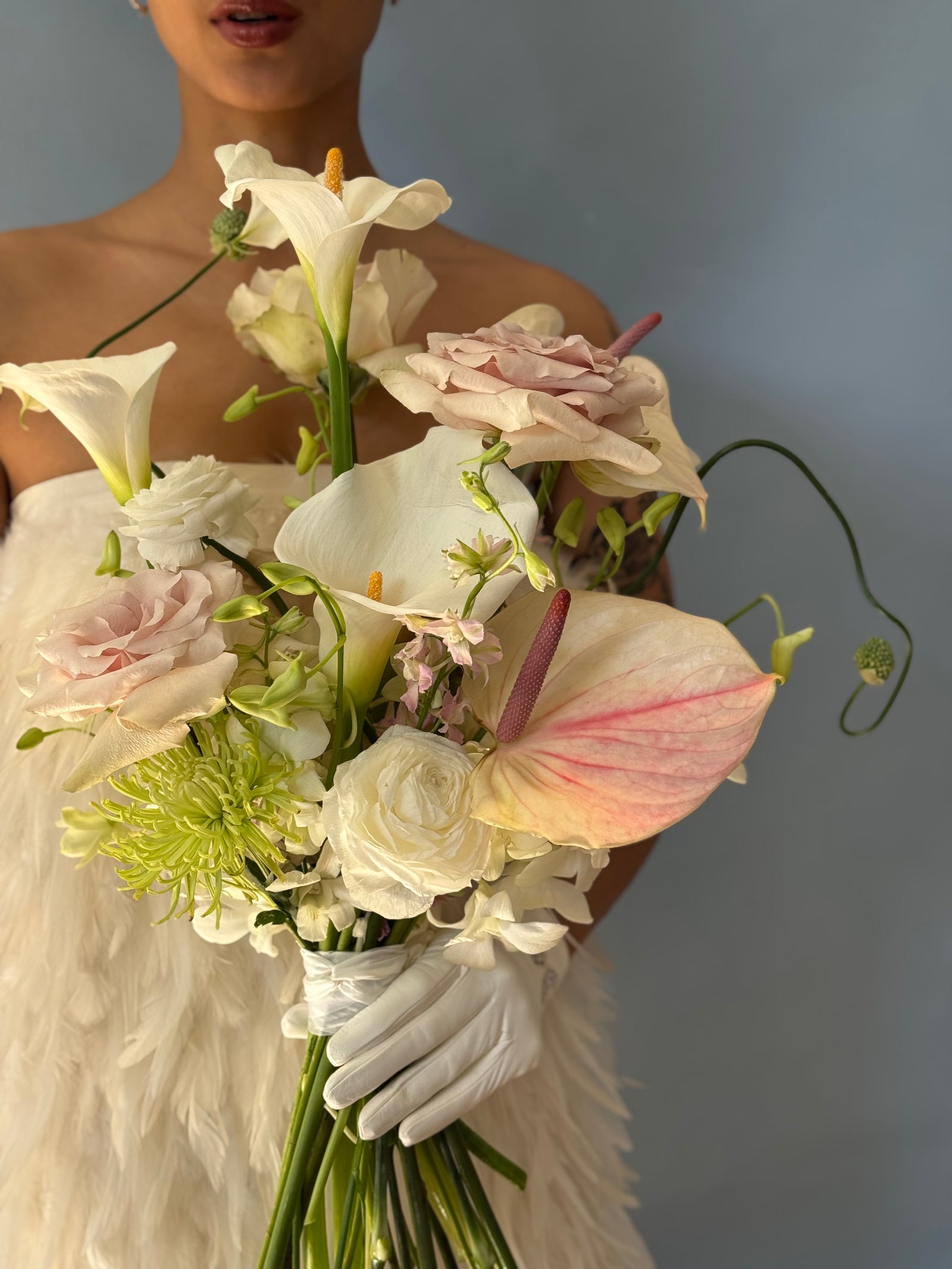 Elegant Botanical Bridal Bouquet, Classic