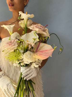 Elegant Botanical Bridal Bouquet, Classic