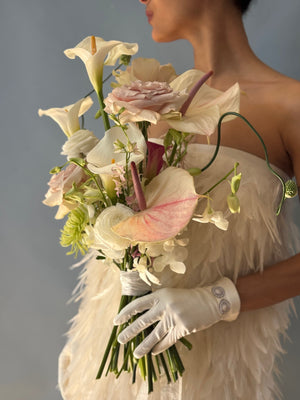 Elegant Botanical Bridal Bouquet, Classic